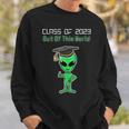 Class Of 2023 Graduation Alien Graduate Funny Grad Sci Fi Sweatshirt Gifts for Him