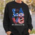 Cna Certified Nursing Assistant Love 4Th Of July Gnome Usa Sweatshirt Gifts for Him