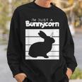 Cool Bunnycorn Gift Unicorn Rabbit Gifts For Rabbit Lovers Funny Gifts Sweatshirt Gifts for Him