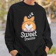 Corgi Dog Lover Cute Sweet Dreams Sleeping Corgi Sweatshirt Gifts for Him