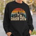 Cousin Crew 2023 Camping Family Reunion Making Memories Sweatshirt Gifts for Him