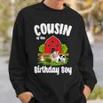 Cousin Of The Birthday Boy Farm Animal Bday Party Sweatshirt Gifts for Him