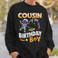 Cousin Of The Birthday Boy Space Astronaut Birthday Family Sweatshirt Gifts for Him