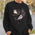 Cute Black Capped Chickadees In Branches Sweatshirt Gifts for Him