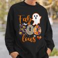 Cute Boo Ghost Halloween Fab Boo Lous Leopard Sweatshirt Gifts for Him
