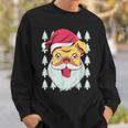 Cute Pug Santa Dog Ugly Christmas Sweater Meme Sweatshirt Gifts for Him
