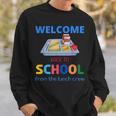 Cute Welcome Back To School From The Lunch Crew Lunch Lady Sweatshirt Gifts for Him