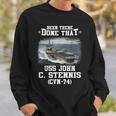 Cvn74 Uss John C Stennis Navy Ships Sweatshirt Gifts for Him