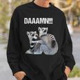 Daaamn Fucking Hilarious Cute Lemur Monkey Sweatshirt Gifts for Him