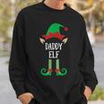 Daddy Elf Matching Family Group Christmas Pajama Party Sweatshirt Gifts for Him
