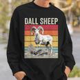 Dall Sheep With Scenic Landscape Vintage Dall Sheep Sweatshirt Gifts for Him