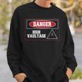 Danger High Vaultage Pole Vault Track And Field Jumping Sweatshirt Gifts for Him