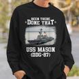 Ddg87 Uss Mason Navy Ships Sweatshirt Gifts for Him