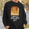 Delicious Toast Bread Vegetarian Costume Christmas Gag Sweatshirt Gifts for Him