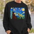 Dinosaur Starry Night Dinosaurs Dinosaur Lover Sweatshirt Gifts for Him