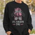 Dirt Track Racing Race Its Race Day Yall Car Racing Racing Funny Gifts Sweatshirt Gifts for Him