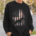 Doberman Pinscher American Flag Patriotic Sweatshirt Gifts for Him
