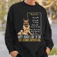 Dog Dad Happy Fathers Day To The Best German Shepherd Dad Sweatshirt Gifts for Him