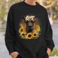 Dog Great Dane Sunflower Great Dane Dog Mothers Day For Women 1 Sweatshirt Gifts for Him