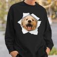 Dog Lover Cute Golden Retriever Jumping Sweatshirt Gifts for Him