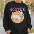 Dog Scottish Terrier Mom Of A Spoiled Scottie Dog Owner Scottish Terrier Sweatshirt Gifts for Him