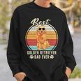 Dogs Best Golden Retriever Dad Ever Fathers Day Dog Gift Sweatshirt Gifts for Him