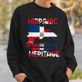 Dominican Republic Flag Hispanic Heritage Dominicana Sweatshirt Gifts for Him