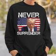 Donald Trump Shot Never Surrender 20024 Sweatshirt Gifts for Him