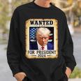 Donald Trump Shot Wanted For US President 2024 Sweatshirt Gifts for Him