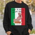 Dont Be Upsetti Eat Some Spaghetti Funny Italian Hand Meme Sweatshirt Gifts for Him