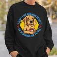 Dont Like Mornings And People Dog Breed Golden Retriever Sweatshirt Gifts for Him