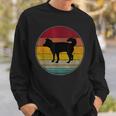 East Siberian Laika Dog Silhouette Pet Lovers Vintage Retro Sweatshirt Gifts for Him