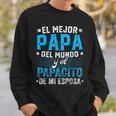 El Mejor Papa Del Mundo Camisa Para Dia Del Padre Latino Dad Sweatshirt Gifts for Him