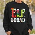 Elf Squad Christmas Family Matching Xmas Elf Pajamas Sweatshirt Gifts for Him