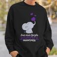 End Alz Love Never Forgets Alzheimer Awareness Sweatshirt Gifts for Him