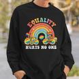 Equality Hurts No One Lgbt PrideGay Pride T Sweatshirt Gifts for Him