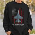 F-16 Fighting Falcon - F 16 Plane F-16 Falcon Sweatshirt Gifts for Him