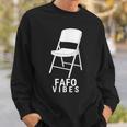 Fafo Vibes Montgomery 2023 Trending Find Out White Chair Sweatshirt Gifts for Him