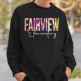 Fairview Elementary Tie Dye Back To School Appreciation Sweatshirt Gifts for Him