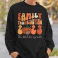 Family Thanksgiving 2023 Thankful For My Tribe Group Pumpkin Sweatshirt Gifts for Him