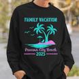 Family Vacation 2023 Palm Tree Florida Panama City Beach Sweatshirt Gifts for Him