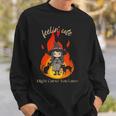 Feeling Cute Might Curse You Later Cute Witch Sweatshirt Gifts for Him