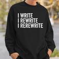 Filmmaking Book Author I Write I Rewrite Screen Writing Writing Funny Gifts Sweatshirt Gifts for Him Filmmaking Book Author I Write I Rewrite Screen Writing Writing Funny Gifts Sweatshirt Gifts for Him