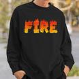 Fire Halloween Costume Fire And Ice Matching Couples Sweatshirt Gifts for Him