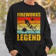 Fourth Of July Fireworks Legend Funny Independence Day 1776 Sweatshirt Gifts for Him