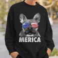 French Bulldog 4Th Of July Merica American Flag Sweatshirt Gifts for Him