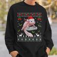 Fun Axolotl Gamer Axolotl Lover Ugly Christmas Sweater Sweatshirt Gifts for Him