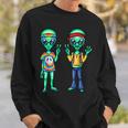 Alien Alien Lover Hippie Aliens Believe In Aliens Sweatshirt Gifts for Him