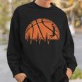 Basketball Heartbeat Basketball Player Sweatshirt Gifts for Him