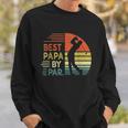 Funny Best Papa By Par Fathers Day Golf Grandpa Sweatshirt Gifts for Him